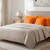 Kissenbezug 60x60 cm Orange | 100% Baumwolle | Produktbild-Vorschau 2