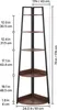 VEVOR Étagère d'angle avec 5 niveaux, support d'angle haut Voir les images du produit 8