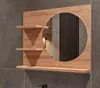 Nástěnné zrcadlo 60 cm x 50 cm Koupelnové zrcadlo s Náhled obrázku produktu 1