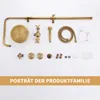 Duschsystem HOMELIVE Duschset mit Armatur Regendusche Set Produktbild-Vorschau 18