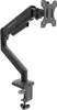 A black monitor arm mount is shown against a white background. Produktbild-Vorschau