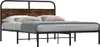 Bettgestell ohne Matratze 150x200 cm Räuchereiche Produktbild-Vorschau 2