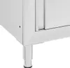 vidaXL Gastro drez základná skrinka 60x60x96 cm nerezová Náhľad obrázku produktu 5