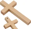 HOLZKREUZ AUS BUKKEBREECH, geölt, KLEIN, zum Aufhängen an Produktbild-Vorschau 1