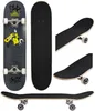 A collage of images showing a skateboard from different angles. Produktbild-Vorschau