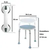 XINZI 360° Drehbarer Duschhocker Höhenverstellbar Produktbild-Vorschau 7