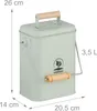 Seau à compost Relaxdays pour la cuisine, 3,5 litres, 2 Voir les images du produit 4
