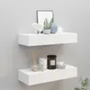 vidaXL Wandregale mit Schubladen 2 Stk. Weiß 60x23,5x10 cm Produktbild-Vorschau 9