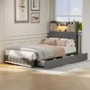 Letto singolo UnboxG 90x200 cm con LED e USB, 2 cassetti, Anteprima dell’immagine prodotto 4