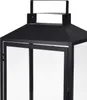 3er Laternen Set Metall H28/35/44cm Schwarz Produktbild-Vorschau