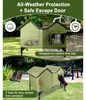 Katzenhaus Outdoor Extra Groß Wasserfest Isoliert Erhöhte Produktbild-Vorschau 5