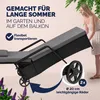 CASARIA® Sonnenliege mit Rollen 7cm Auflage Extra Breit Produktbild-Vorschau 4