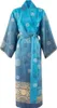 Bassetti Baumwollsatin-Kimono PALLAVICINO Farbe BLAU B1 Produktbild-Vorschau 1