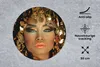 MuchoWow® Mauspad Mousepad Frau - Kleopatra - Gold - Produktbild-Vorschau 2