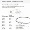 PANDORA damesarmband van sterling zilver met hartvormige Productafbeelding-voorbeeld 9