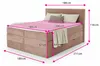 Boxspringbett Mollo XL mit 2 Bettkästen und Topper, mit Produktbild-Vorschau 4