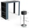 Stojací barový stůl se židlemi Vicco  Antracit 57 x 117 cm Náhled obrázku produktu 7
