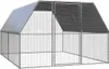 vidaXL Gabbia per polli da esterno 3x4x2 m Acciaio zincato Anteprima dell’immagine prodotto 6