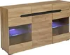 okwish LED Sideboard Schrank mit 3 Türen 3 Schubladen Produktbild-Vorschau 10