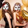 DIY Katzenmasken zum Bemalen, 10 Stück weiße Papiermasken Produktbild-Vorschau 6