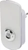 A white LED safety light with a silver sensor. Produktbild-Vorschau
