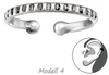 Ohrklemme Silber 925: Ear Cuff Ohrring ohne Loch Modell 4 Produktbild-Vorschau 1