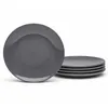 Speiseteller Malmö 27 cm anthrazit 6er-Set Steingut – Van Produktbild-Vorschau 1