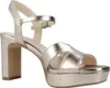 Tamaris Damen Sandalette Gold Silber Metallic Optik Karree Produktbild-Vorschau 17