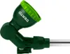 A close-up shot of a green garden shower head with a silver pole attached. Produktbild-Vorschau