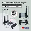 Klappbarer Profi-Transportwagen TAURUS 150 | HxBxT Produktbild-Vorschau 4