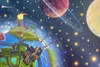 Muralo XXL Vlies FOTOTAPETE COSMOS Welt Planetenstadt 3D Produktbild-Vorschau 2
