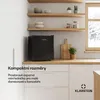 Klarstein Mini chladnička, 30 l, malá, tichá chladnička do Náhled obrázku produktu 3