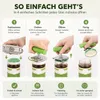 Twist-Open Glasöffner verstellbar Deckelöffner Edelstahl Produktbild-Vorschau 5