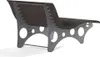 Home Deluxe NIRA lettino a onde in noce - 148 cm Anteprima dell’immagine prodotto 4