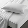 Hotelbettwäsche 100% Baumwolle Damast Glatt Weiß Produktbild-Vorschau 10