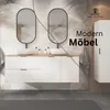 RODAN - Mobile da bagno - 40 CM - Bianco opaco - MDF - Anta Anteprima dell’immagine prodotto 4