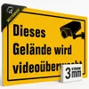 Schild Gelände videoüberwacht 20x30 cm VIDEO Kamera Produktbild-Vorschau 1