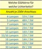 10x Stück E10 23V/3W Ersatzlampe für Schwibbogen, Produktbild-Vorschau 5