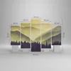 Bild auf Leinwand - Leinwandbild - Berge Wald Natur - Produktbild-Vorschau 3