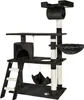 tectake® Marcel drapak 141 cm ze schodkami, sznurkiem do Podgląd zdjęcia produktu 1