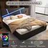 STILVORA Polsterbett 140×200cm Jugendbett mit Produktbild-Vorschau 4