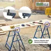 2x Arbeitsbock 7-fach höhenverstellbar bis 400 kg Stahl Produktbild-Vorschau 7
