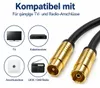 4m Antennenkabel für TV Kabelfernsehen HD 4K 135dB Koaxial Produktbild-Vorschau 7