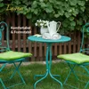 Lavea® Sitzkissen 40x40 cm, 4er Set, Lindgrün - mit Produktbild-Vorschau 2