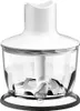 A white and clear blender attachment with blades inside. Produktbild-Vorschau