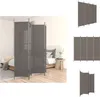 A room divider is shown in a bedroom setting, partially separating the bed area. Náhľad obrázku produktu
