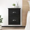 Wand-Nachttisch Schwarz 41,5x36x53 cm Produktbild-Vorschau 2