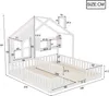 Merax Kinderbett mit Lattenrost aus Holz 90x200cm, Produktbild-Vorschau 8