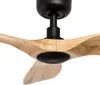ROWIND Deckenventilator schwarz/Eiche ohne Licht Ø90 Produktbild-Vorschau 2