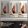 Puluomis toaletní zrcadlo Hollywood 18 LED 80x60cm 3 barvy Náhled obrázku produktu 3